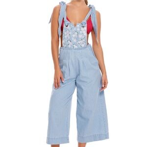 NWT Agua Bendita Sea Overall Jumpsuit S